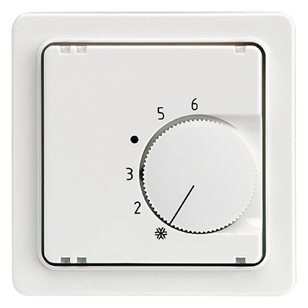 1St. Elso 227104 Zentralplatte für Temperaturreglereinsatz FASHION/RIVA/SCALA reinweiß