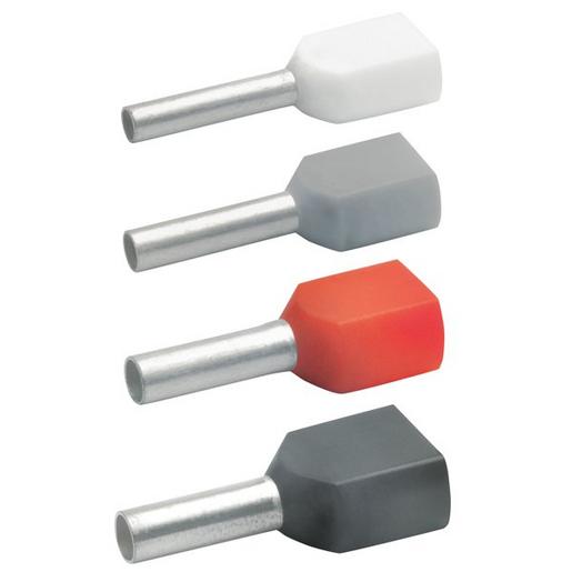 100St. Klauke 8688 Isolierte ZwillingsAderendhülsen, 2 x 0,