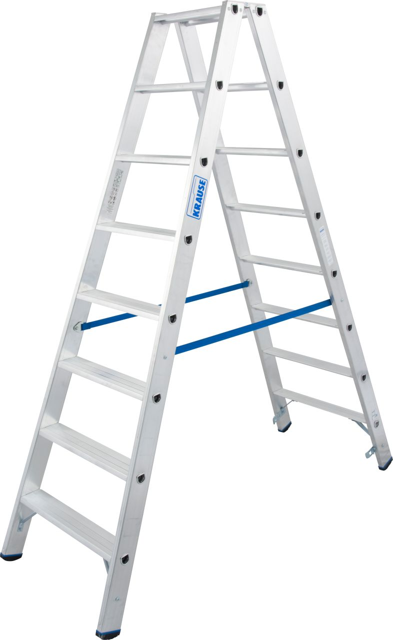 1St. Krause 124760 STABILO Stufen-DoppelLeiter 2x8 Stufen,I