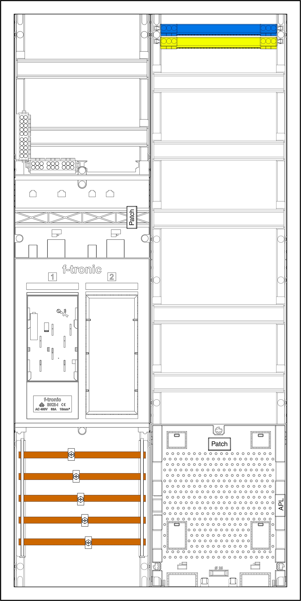 1St. F-Tronic EHZ721APZODS EHZ721APZODS, 1 ZP, 1 R, 1 VAPZ inkl. APL,2 PPV,1 PL150 7195051
