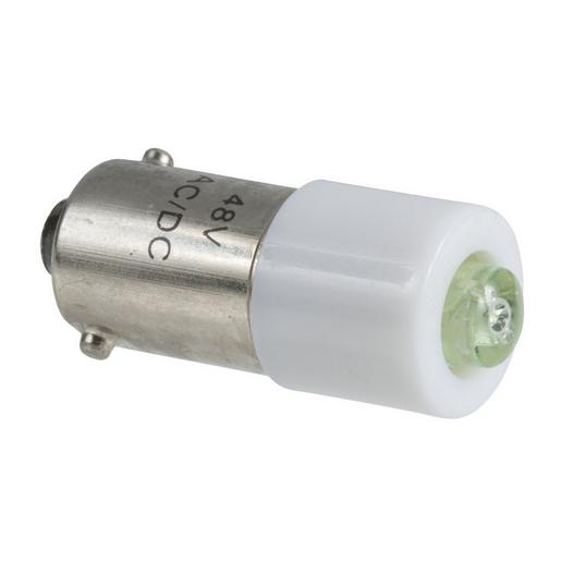 1St. Schneider Electric DL1CJ0241 LED-Lampe, weiß für Befehls- u. Meldegeräte, BA 9s, 24 V AC DC