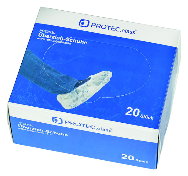 1St. Protec.class PUeSZR20 PUeZSR20 Ueberziehschu rutschhem 20St