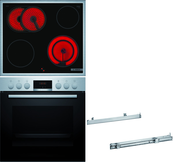 1St. Bosch HND411GS63 SET: HEA513BS3 NKN64RGA2E HEZ538000