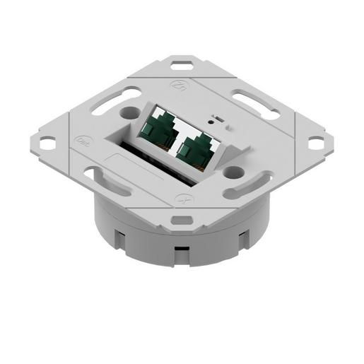 1St. NDATDD6A2LSA.01 Datendose Cat6A, 2-fach, designfähig
