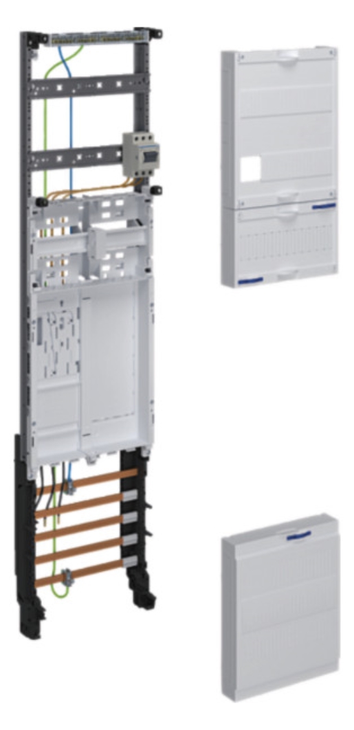 1St. Hager ZH3EL16T Komplettfeld, universZ, BKE-I, 1 Zählerplatz