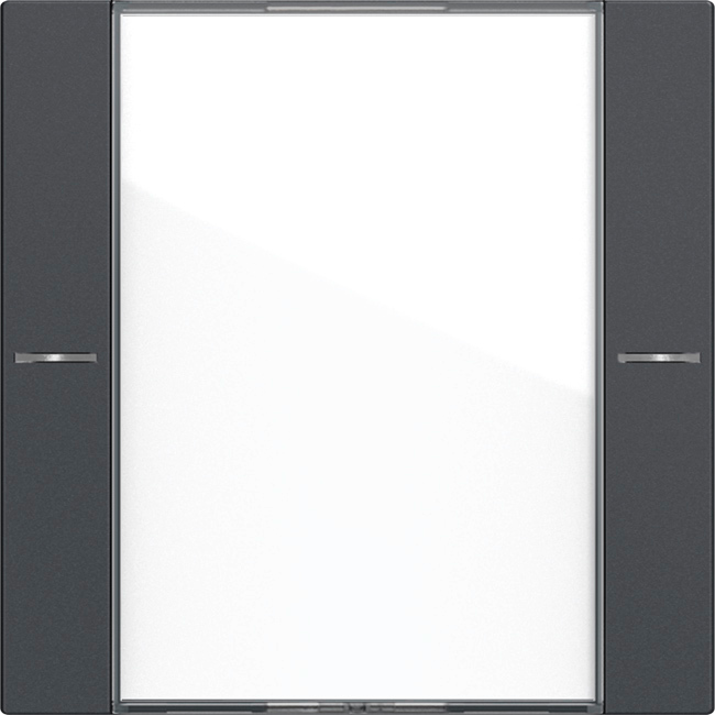 1St. Gira 577128 Wippenset 1fach mit Beschriftungsfeld für Tastsensor 4, Klar Anthrazit