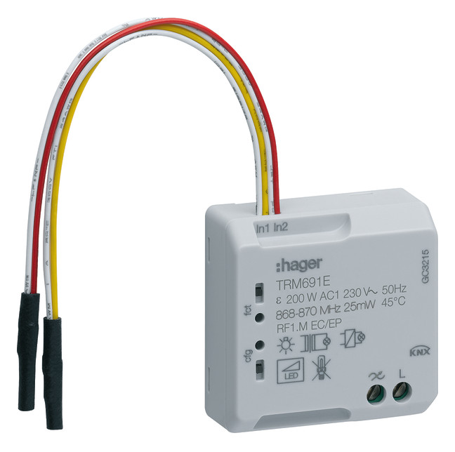 1St. Hager TRM691E Funk UP Univ.-Dim. 1f/Eing. 2f 200W 2D...