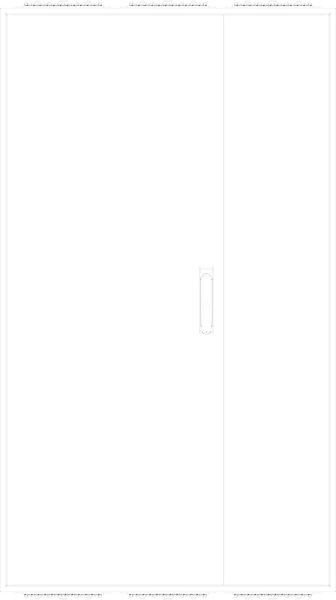 1St. F-Tronic ZF143 Leergehäuse ZF143, IP54, H=1400mm, B=800mm 7120538