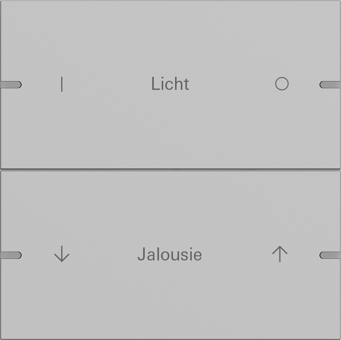 1St. Gira 5032915 Wippenset 2f indiv. Tastsens.4 TS4 Grau m(lack.)