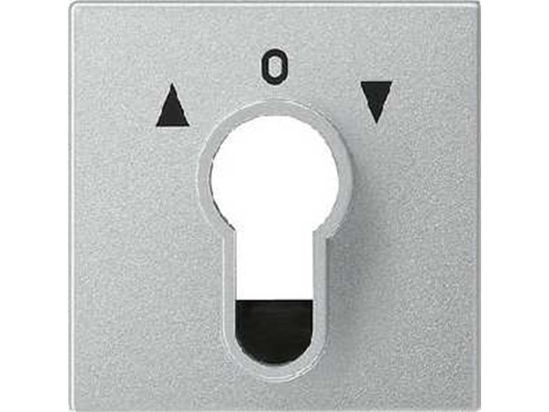 1St. Gira 066426 Abdeckung Schlüsselschalter/-taster System 55 Farbe Alu