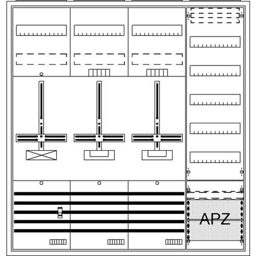 1St. Striebel DA47GH DA47GH Komplettschrank