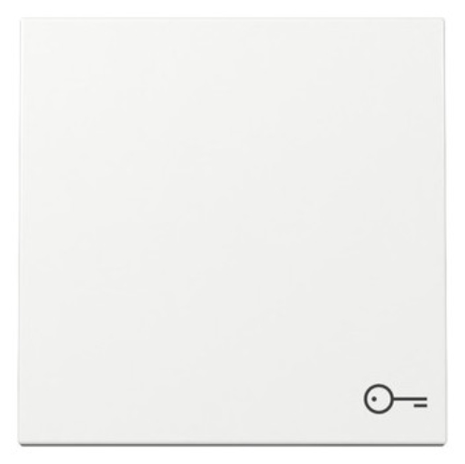 1St. Gira 328703 Wippe Symbol Tür System 55 reinweiß glänzend