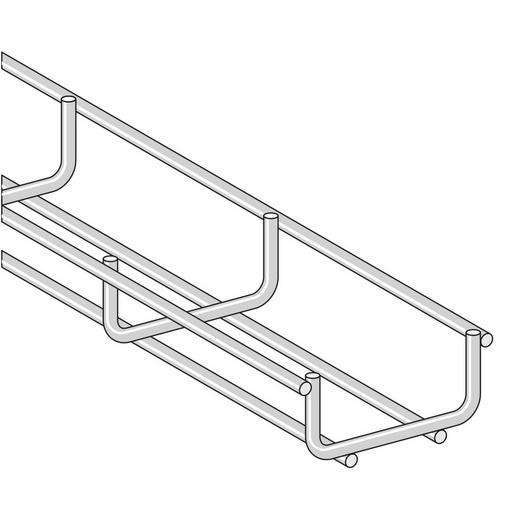 100St. Pflitsch GK 65x 30 V4A Gitterkanal Drahtstärke 4 mm