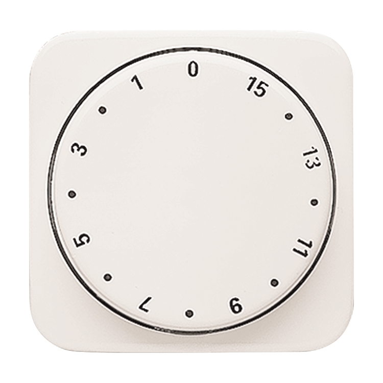 1St. Busch-Jaeger 1770-214-102 Zentralscheibe, mit Drehknopf, mit Aufdruck Reflex SI alpinweiß