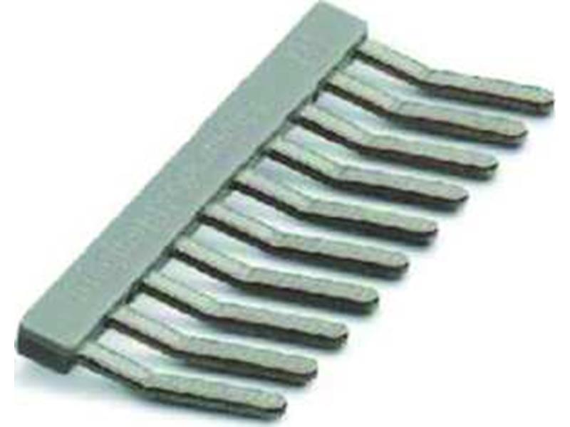 10St. Phoenix EBL 10- 5 Einlegebrücke Rastermaß: 5,2mm Polzahl: 10 grau 2303132