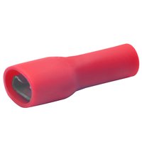 100St. Klauke 8202V Flachsteckhülse, vollisoliert, 0,5qmm-1,0qmm, 4,8mmx0,5mm, CuZn, galvanisch verzinnt