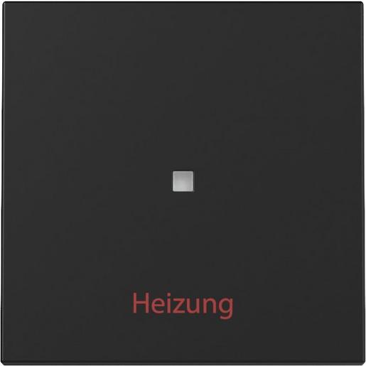 1St. Gira 3678005 Wippe Kontrollfenster + Heizung Ein/Aus System 55 schwarz matt