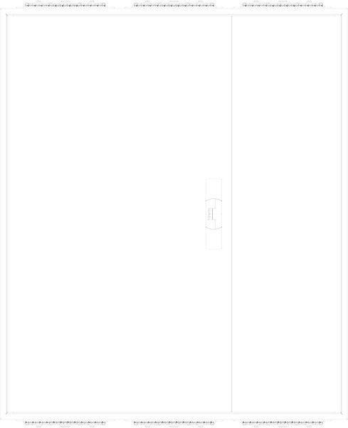1St. F-Tronic ZA093 Leergehäuse ZA093, IP31/IP43, H=950mm, B=800mm 7120503