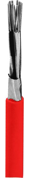 1m Brandmeldekabel BMK 2X2X0,8 rot...