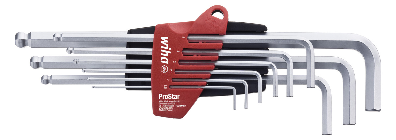 1St. Wiha 369S9 ProStar Set 07185 Stiftschlüssel im Halter 07185 1St. Wiha 369S9 ProStar Set 07185 Stiftschlüssel im Halter 07185