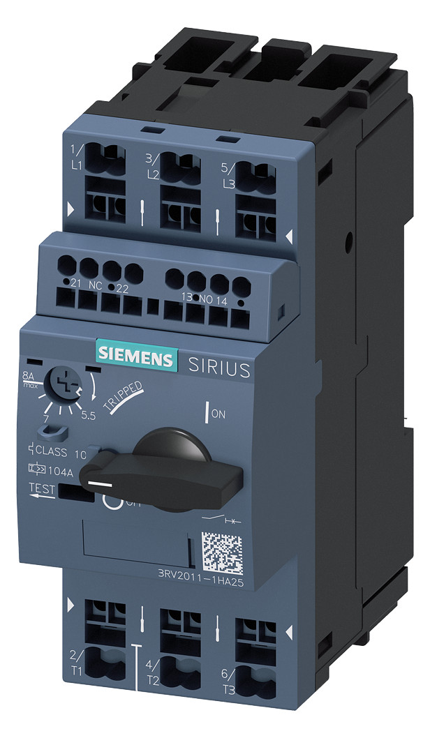 1St. Siemens 3RV2011-1HA25 Leistungsschalter, S00, Motorschutz, Cla