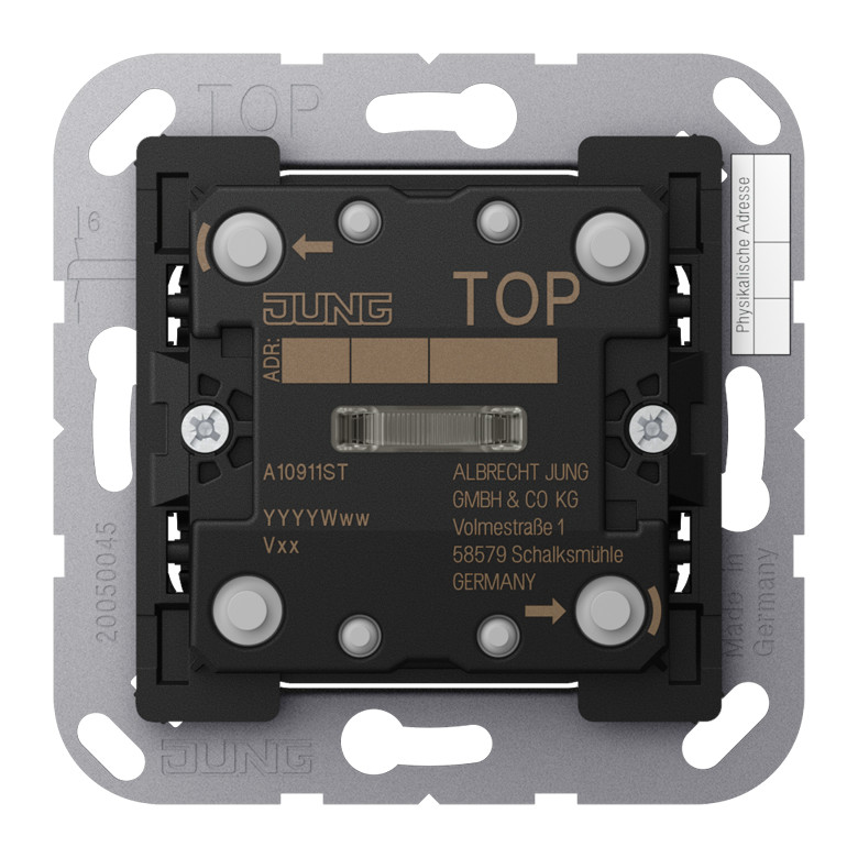 1St. Jung A10911ST KNX Taster Universal, 1fach, Serie AS/A A 10911 ST