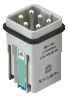 1St. Harting 09120052634 Einsätze, Han Q5/0-M-QL 1,5mm²