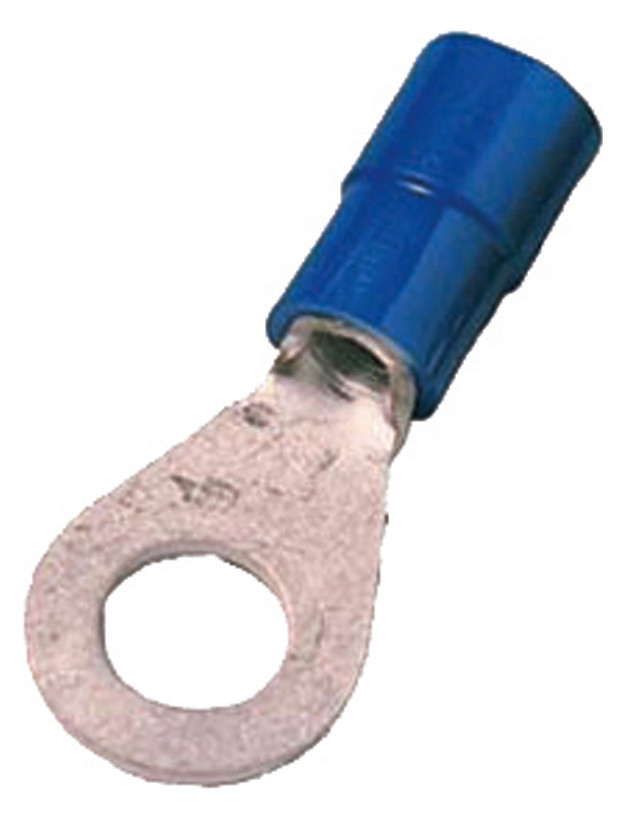 100St. Intercable 180874 Isolierter Quetschkabelschuh DIN 46237, 1,5-2,5qmm M3 blau ICIQ23