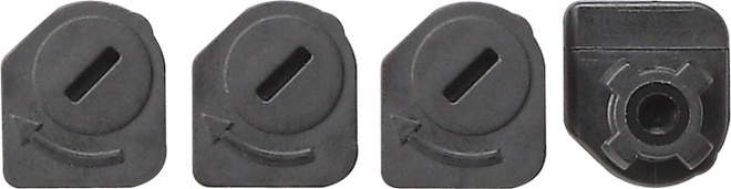 1St. Gira 857500 Set Drehriegel System 106