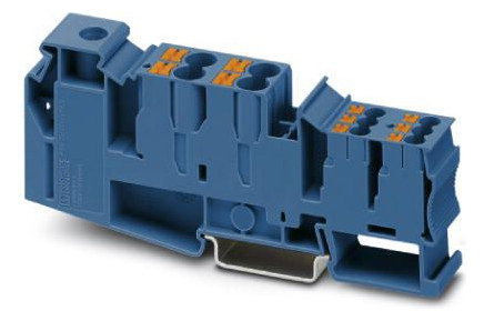 1St. Phoenix PTU 35/4X6/6X2,5 BU Potenzialsammelklemme