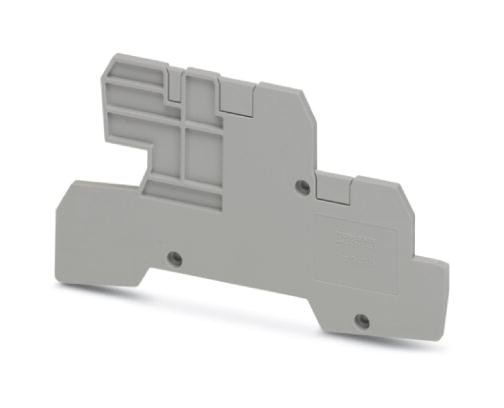 50St. Phoenix D-UTI/3 Abschlussdeckel L=93,5 mm B=2,2 mm H=51,2 mm grau 3076036