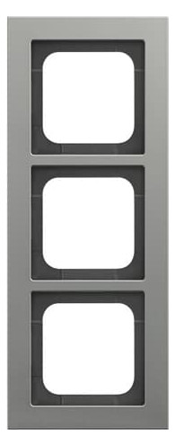 1St. Busch-Jaeger 1723-270 3-fach Rahmen Busch-axcent platin