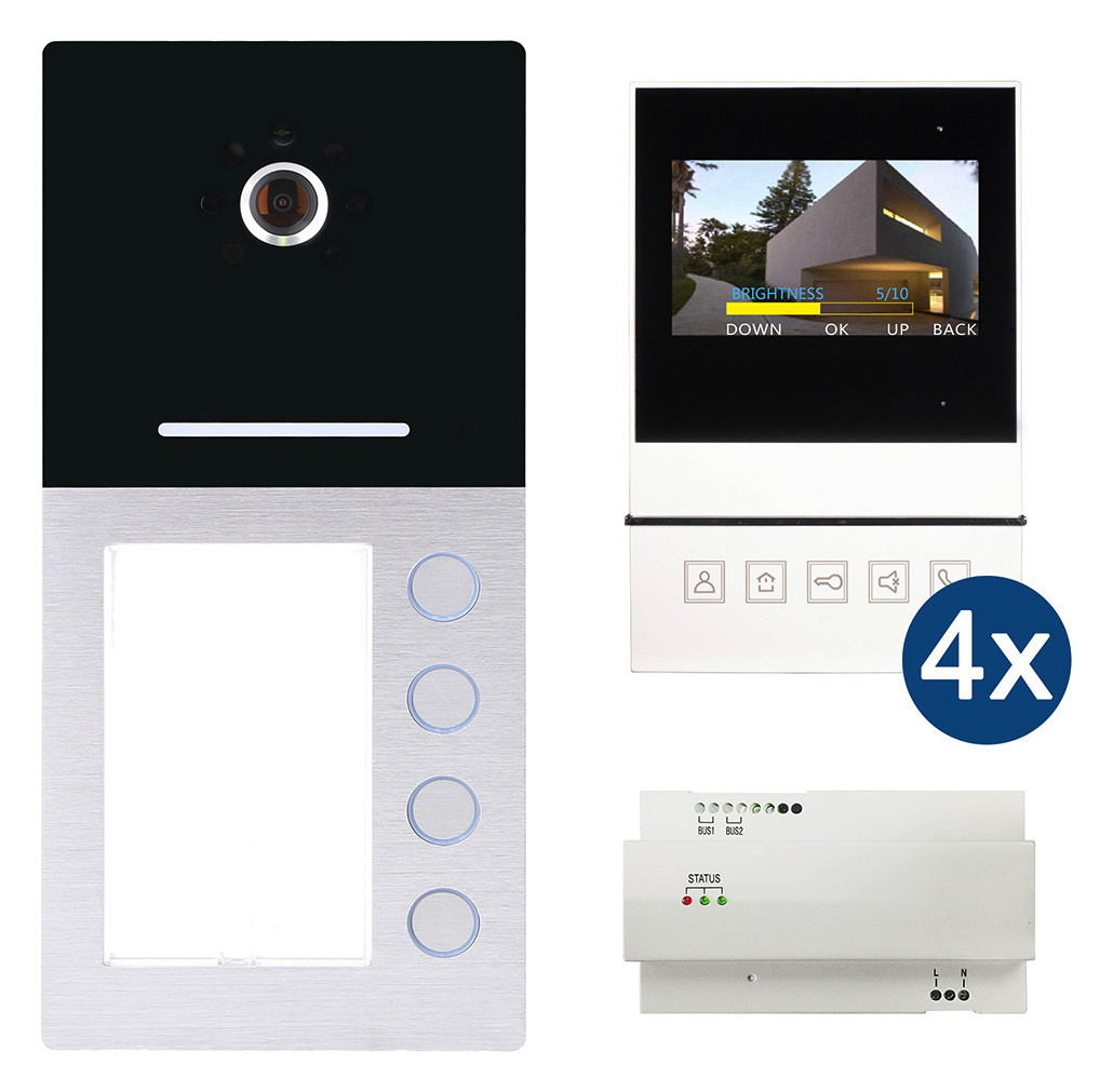 1St. HHG Villa AP Set 4 B Villa AP Set 4 B Vierfamilien-SetVideoAP