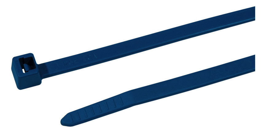 100St. HellermannTyton 111-01225 Metal Content Tie 100x2.5 Blau 100 ST ME MCT18R-PA66MP-BU