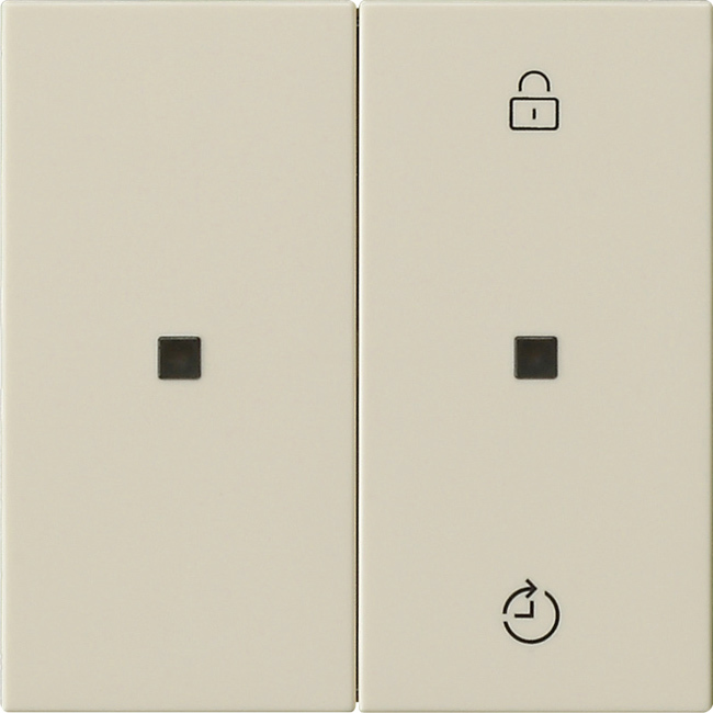 1St. Gira 549301 Gira eNet Funk Bedienaufs. Memory System 55 Cremeweiß