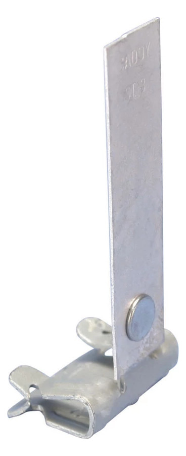 1St. nVent CADDY 171530 Flanschklipp zum Aufschlagen mit Sicherungslasche, Federstahl, Armou 4H58ST3