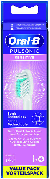 1St. BRAUN Aufsteckbürsten Puls Oral-B Aufsteckbürsten Pulsonic Sensitiv