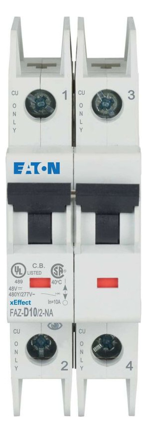 1St. Eaton 102187 Leitungsschutzschalter, 10 A, 2p, Charakteristik: D FAZ-D10/2-NA 1St. Eaton 102187 Leitungsschutzschalter, 10 A, 2p, Charakteristik: D FAZ-D10/2-NA