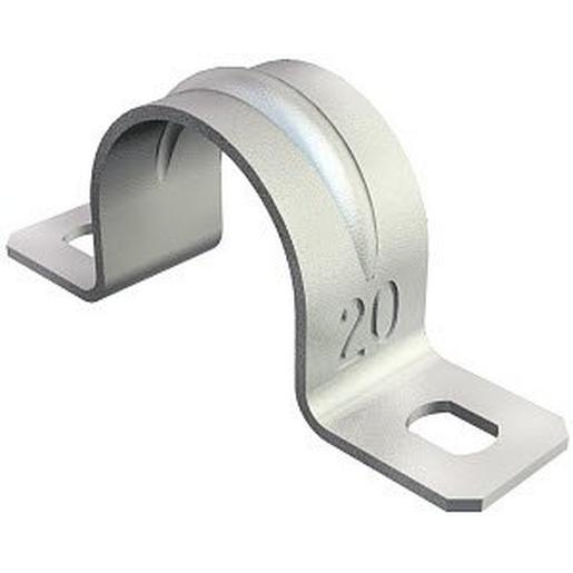 100St. OBO Bettermann 1018280 Befestigungsschelle zweilappig 28mm, St, G 605 28 G