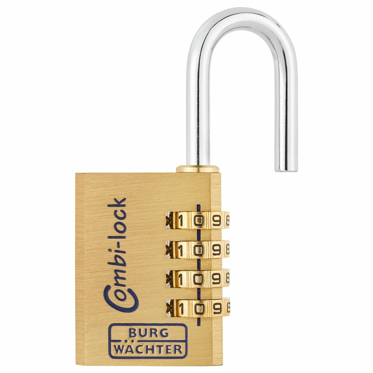 10St. BURG Zahlen-Vorhangschloss Combi 80 40 M
