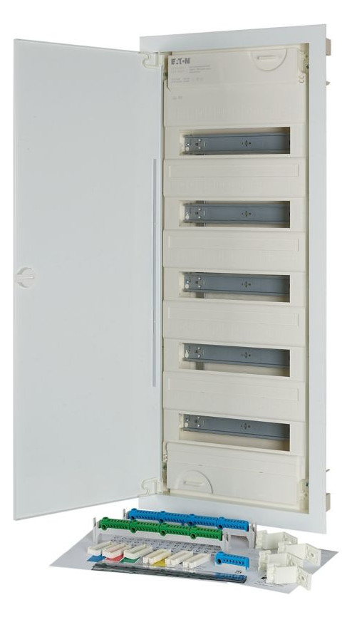 1St. Eaton KLV-60UPP-F Unterputz-Kleinverteiler, 5-reihig, 60TE