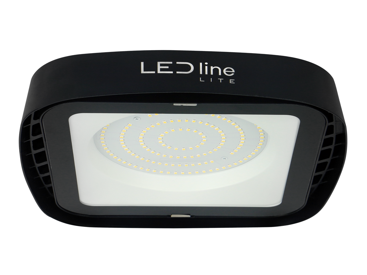 1St. LED line LITE 203402 Highbay-Leuchte ECOBEAM 4000K 150W 15000lm 110 ° IP65 schwarz LITE
