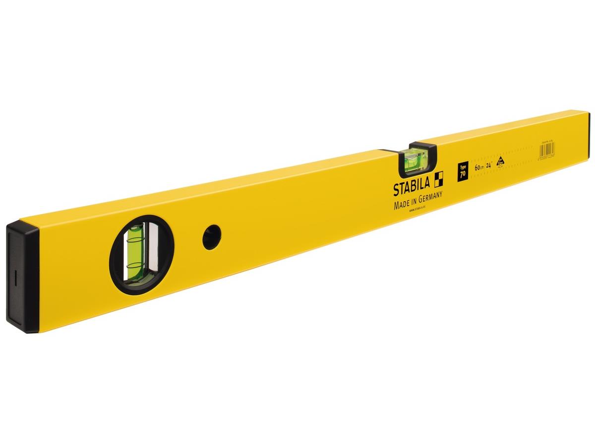 1St. Stabila 02284 Leichtmetall-Wasserwaage Type 70 Type 70 60 cm...