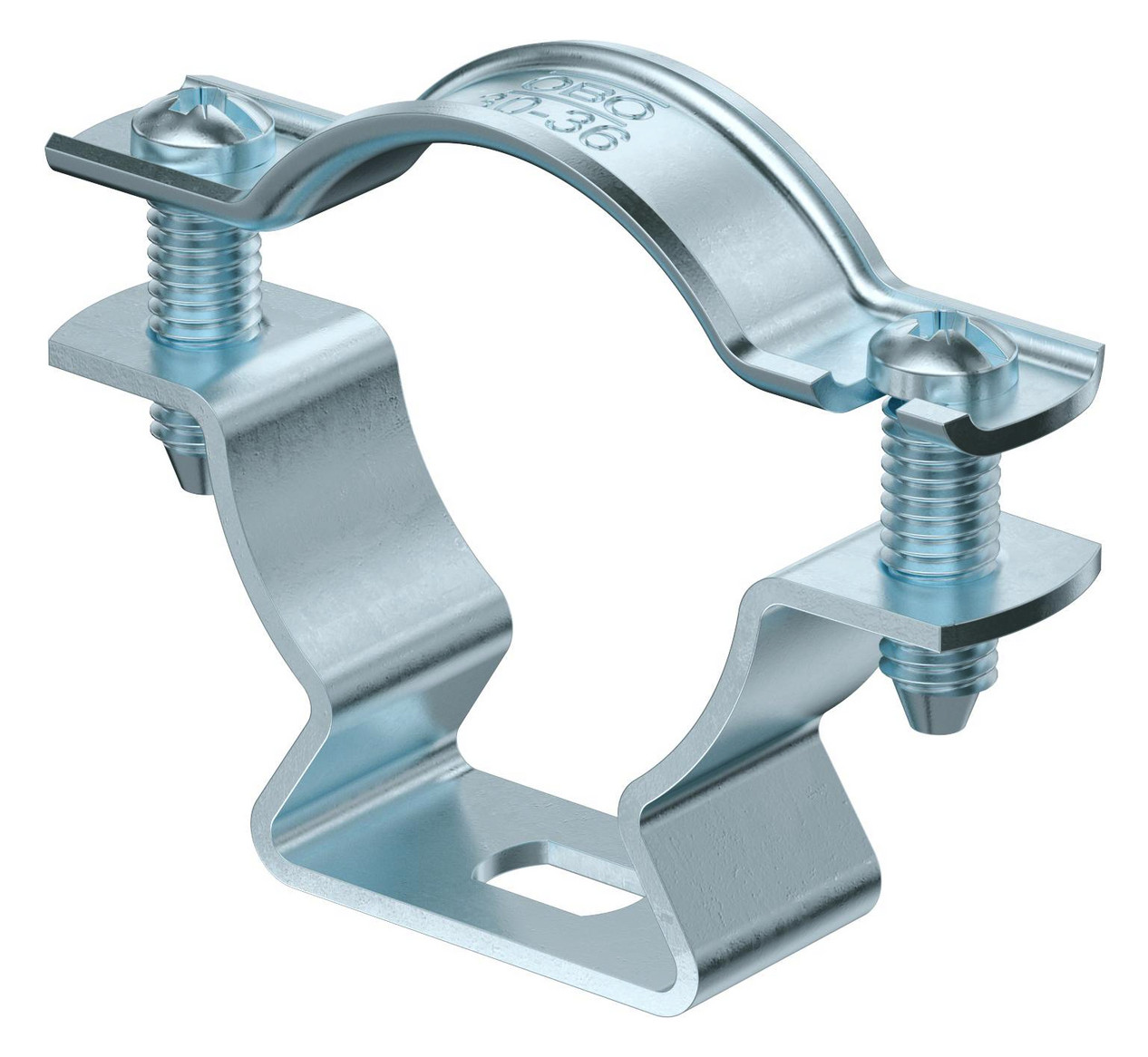 20St. OBO 1362776 ASL 733 36 G Abstandschelle mit Langloch 30-36mm