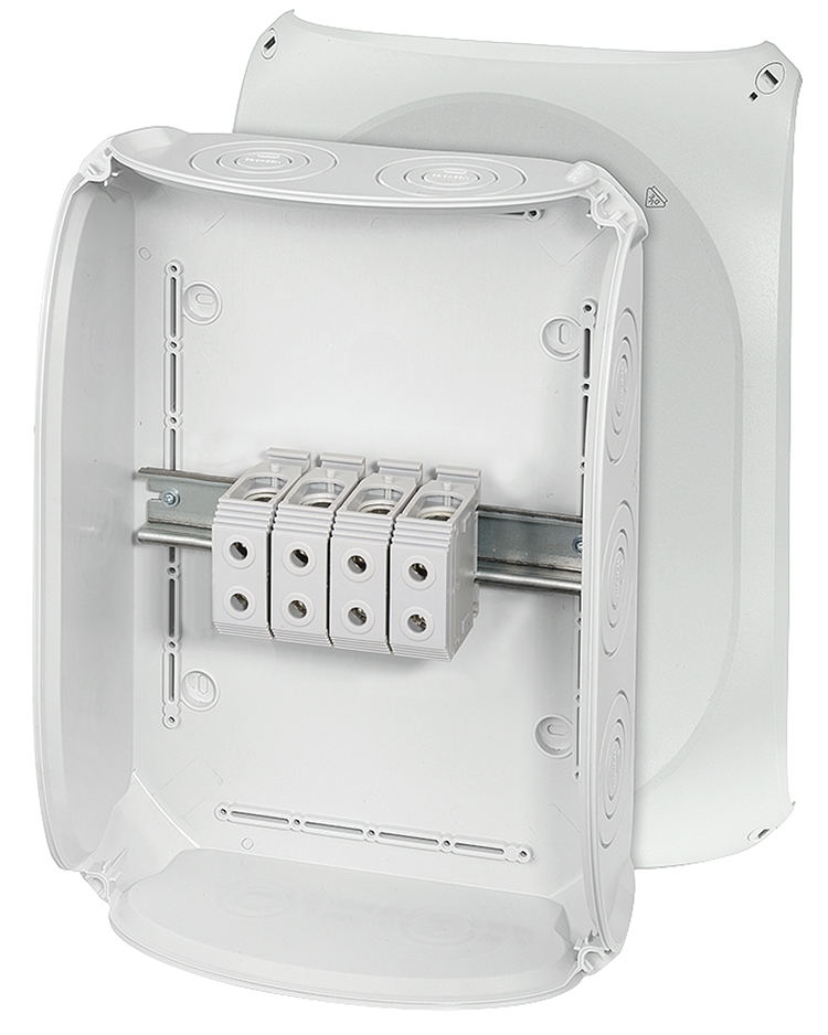 1St. Hensel DK 5054 G Kabelabzweigkasten 16-50 qmm 3phasig, 4pol. Klemme 62000021 DK5054G