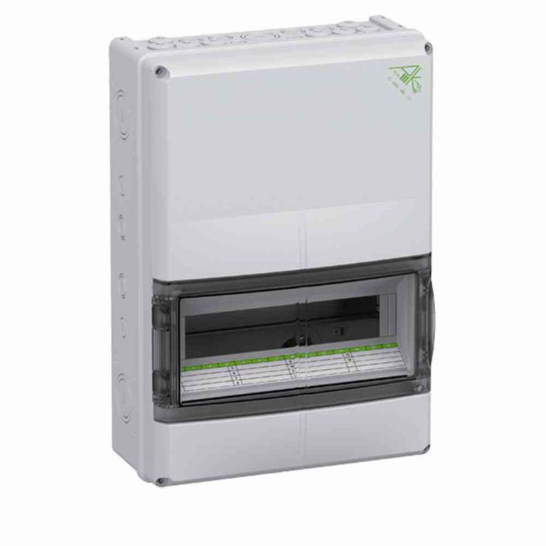 1St. Spelsberg 73361401 AK14PLUS AK 14 Plus Kleinverteiler IP65, 1-reihig, 14TE, 315 x 450 x 155 mm, ohne PEN Klemmschie