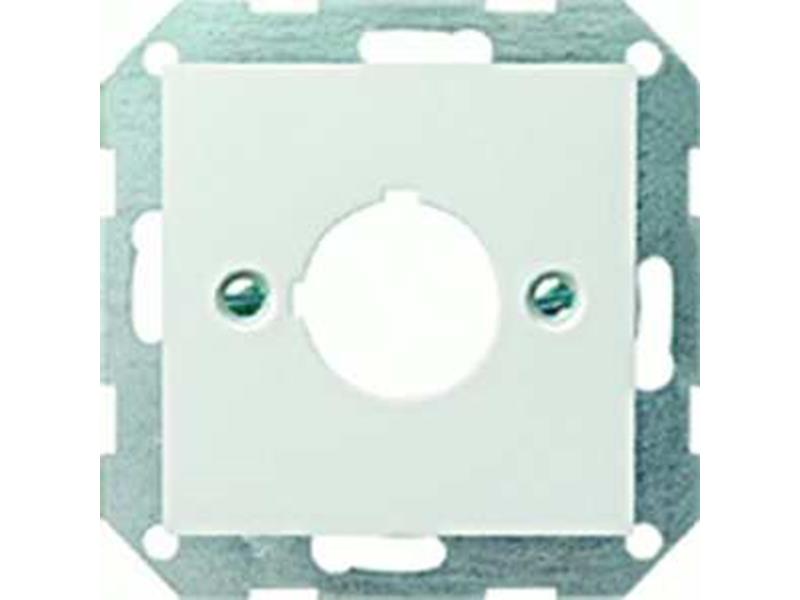 1St. Gira 027227 Abdeckung+Tragring Geräte mit 22,5 mm System 55 Reinweiß matt