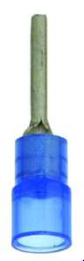 100St. Protec.class PSTKI 0,5-1,0 Stiftkabelschuh rot isoliert