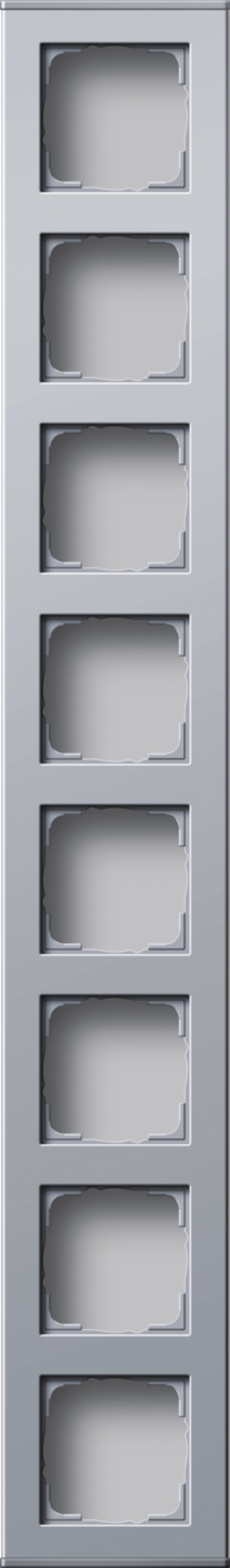 1St. Gira 136626 Profil 8f senkr. + waager. Profil 55 Aluminium