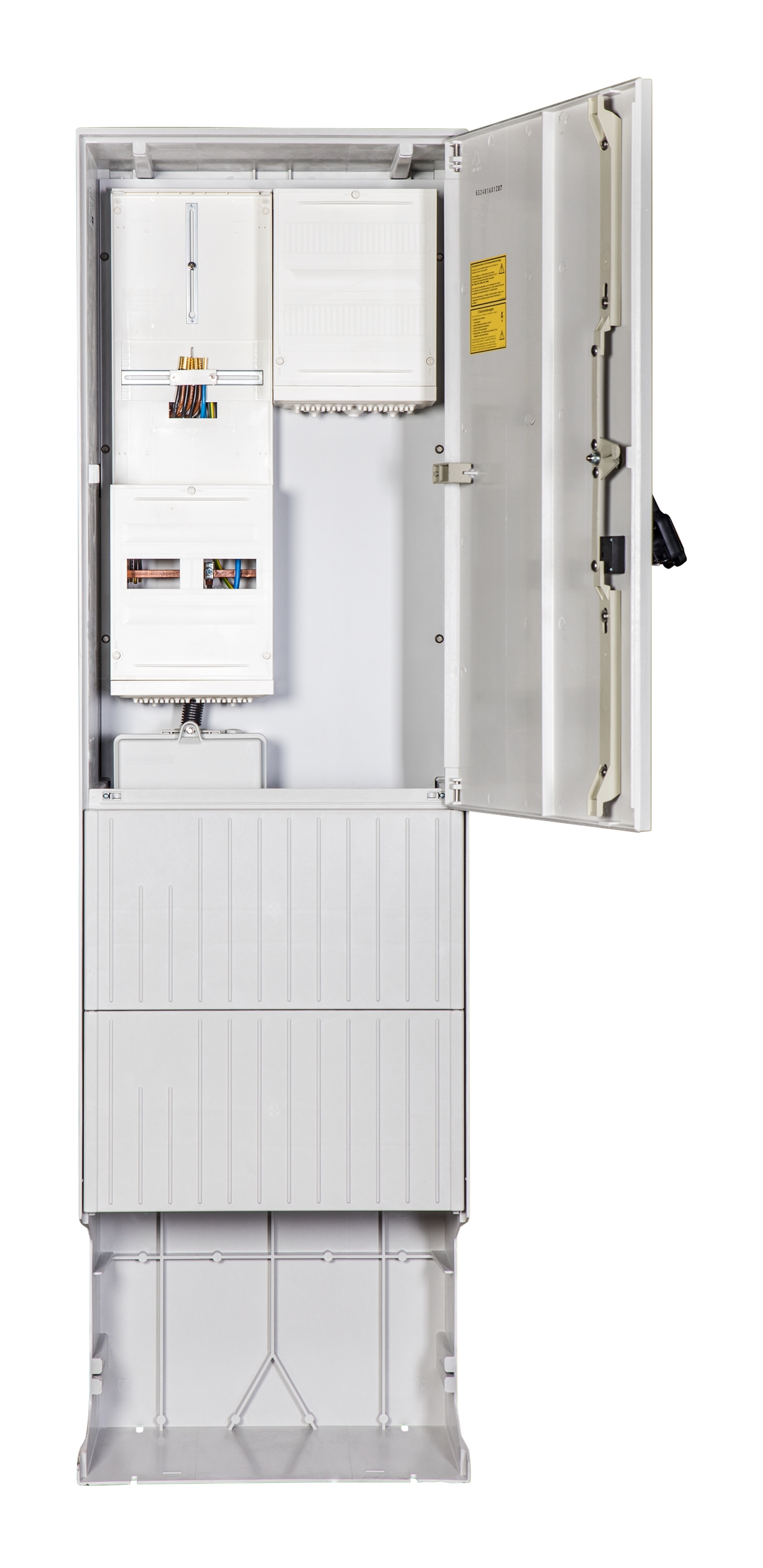 1St. F-Tronic ZSA202-2-ZK-HAK-HO Zähleranschlusssäule 2-feldrig, H=2010mm, 3.HZ, ohne Haube, ZSA202-2-ZK-HAK-HO 7160123